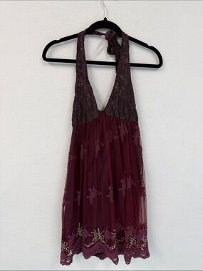 Odd Molly Boho Halter Dress
